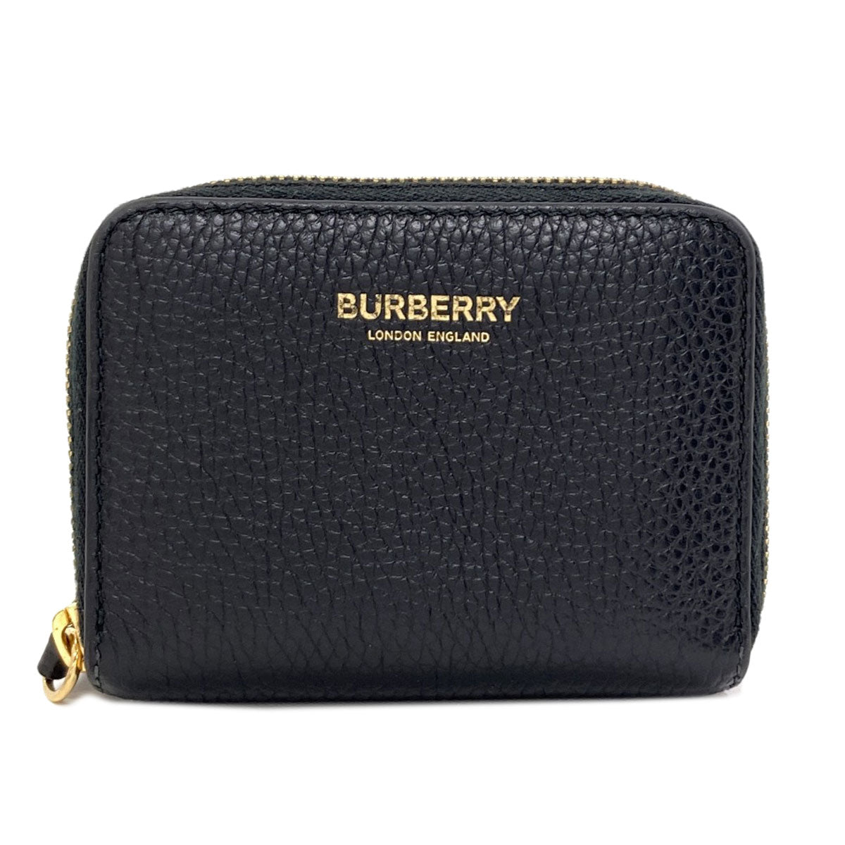 BURBERRY logo coin purse Leather Ladies [Used]