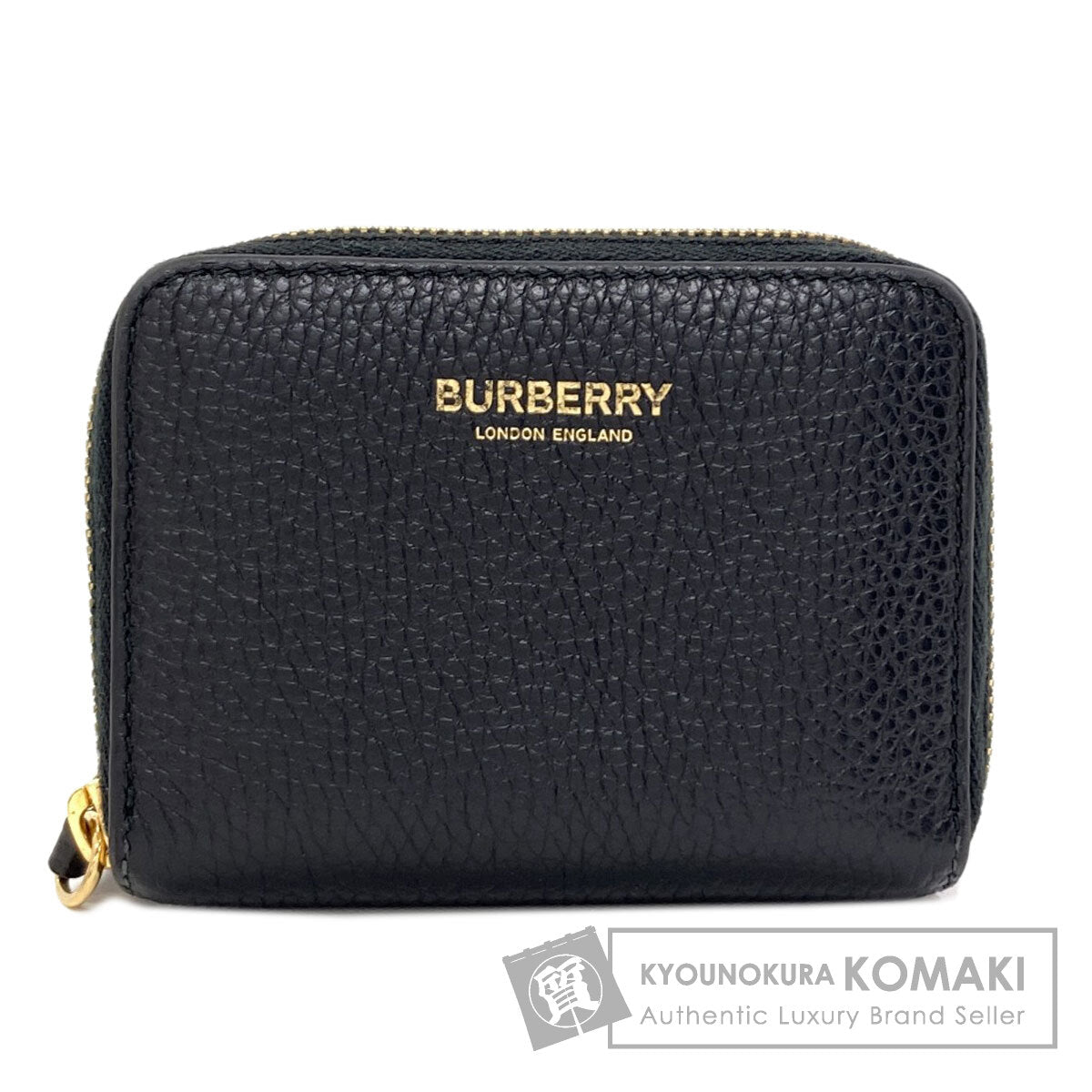 BURBERRY logo coin purse Leather Ladies [Used]