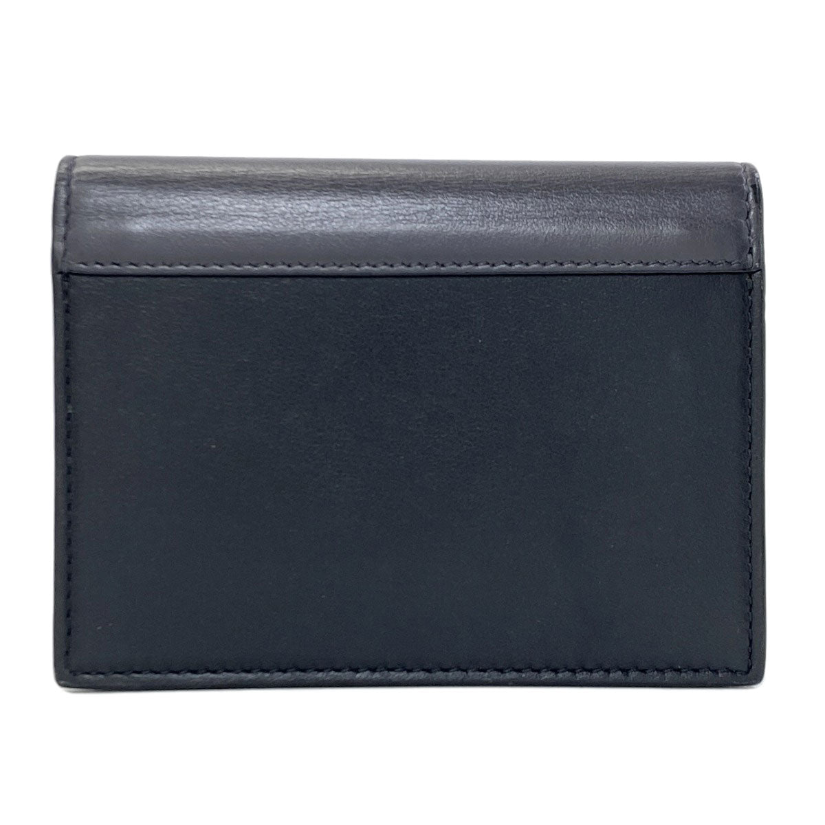 CELINE Tri-folded Card Case Leather Ladies [Used]