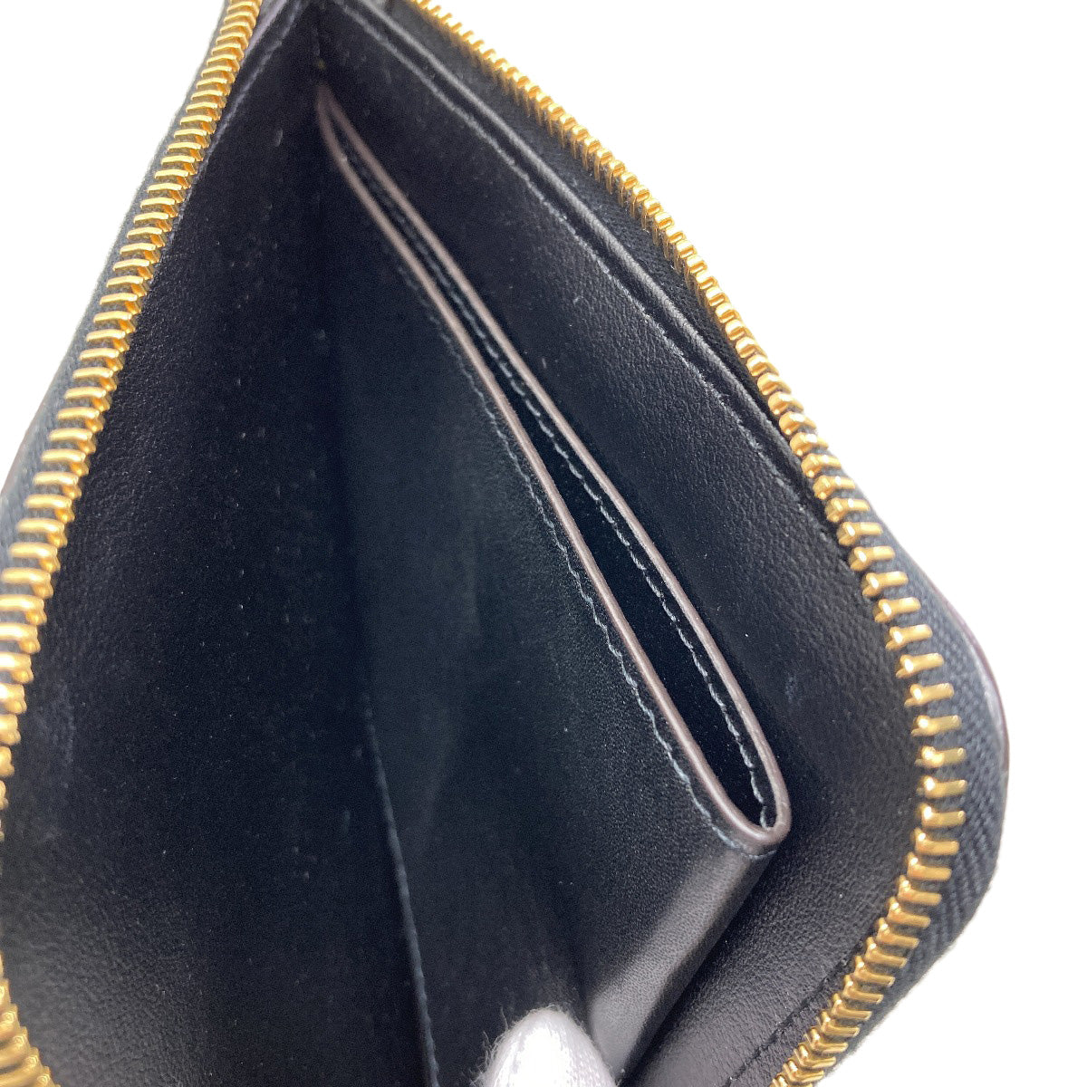 MONCLER neck wallet coin purse Leather Ladies [Used]