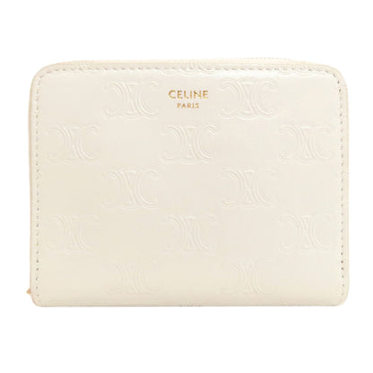 CELINE Triomphe coin purse Calf Ladies [Used]
