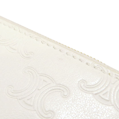 CELINE Triomphe coin purse Calf Ladies [Used]