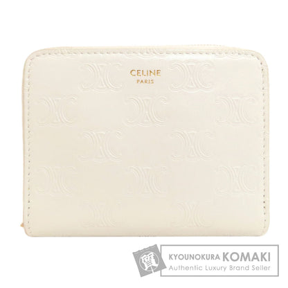 CELINE Triomphe coin purse Calf Ladies [Used]
