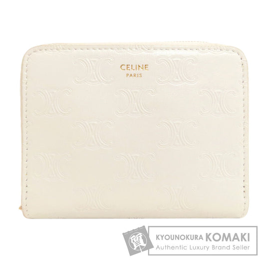CELINE Triomphe coin purse Calf Ladies [Used]
