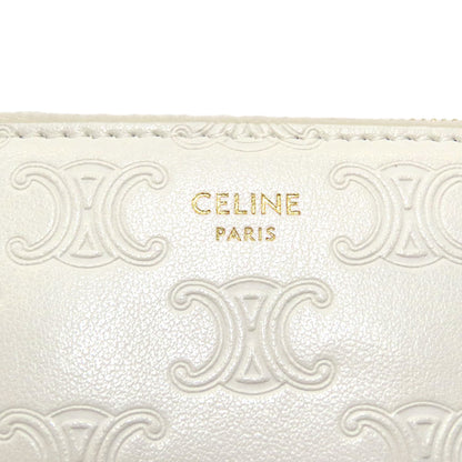 CELINE Triomphe coin purse Calf Ladies [Used]