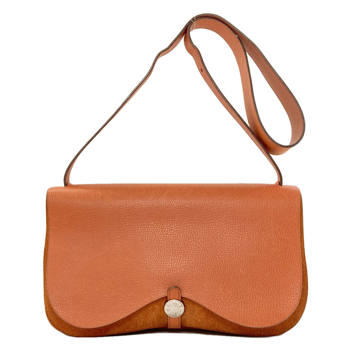 HERMES Sac Colorado MM Shoulder Bag Calf Towal chevronLadies [Used]