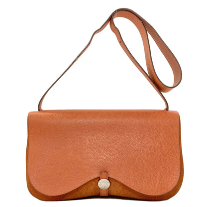 HERMES Sac Colorado MM Shoulder Bag Calf Towal chevronLadies [Used]