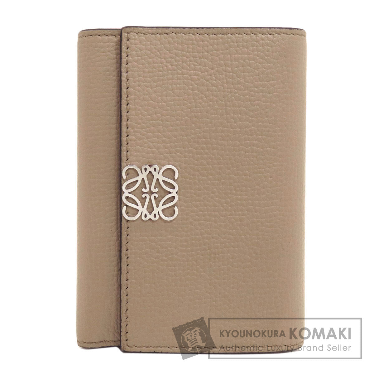 LOEWE Vertical wallet Tri-fold wallet (with Coin Pocket) Calf Ladies [Used]