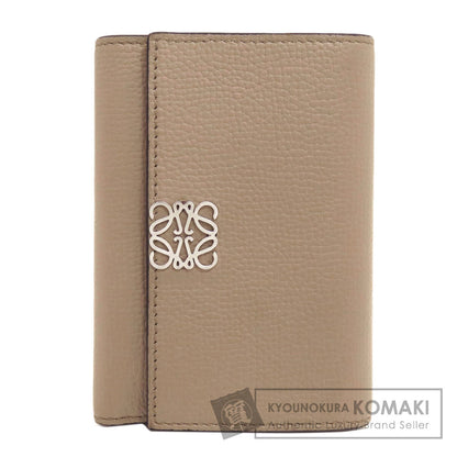 LOEWE Vertical wallet Tri-fold wallet (with Coin Pocket) Calf Ladies [Used]