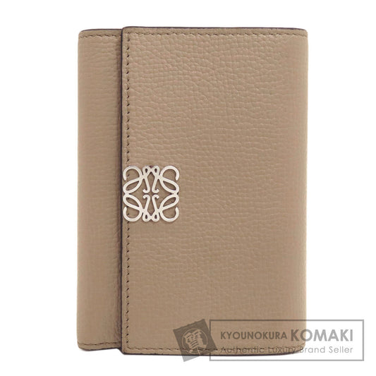 LOEWE Vertical wallet Tri-fold wallet (with Coin Pocket) Calf Ladies [Used]