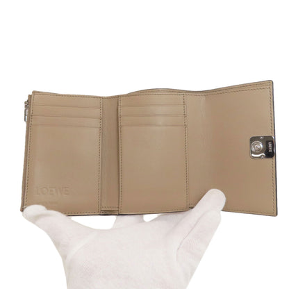 LOEWE Vertical wallet Tri-fold wallet (with Coin Pocket) Calf Ladies [Used]
