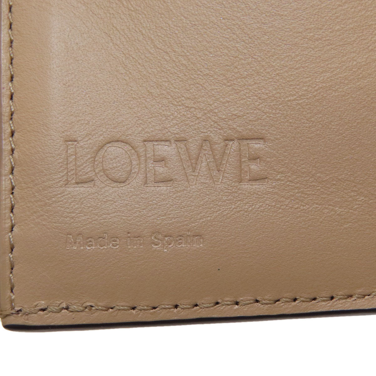 LOEWE Vertical wallet Tri-fold wallet (with Coin Pocket) Calf Ladies [Used]