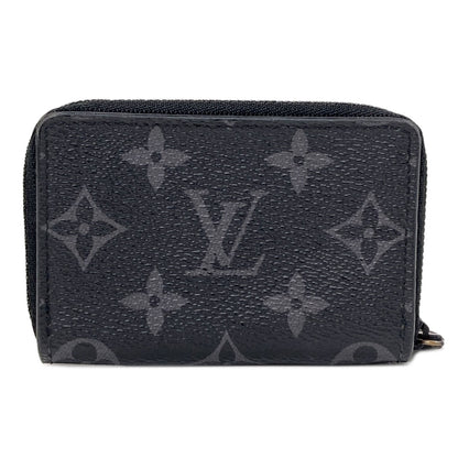 LOUIS VUITTON M82771 Zippy Organizer coin purse Monogram Eclipse mens [Used]