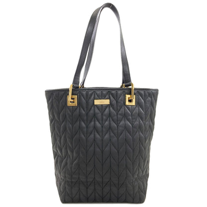 GUCCI 002・1099 Quilted herringbone pattern Handbag Leather Ladies [Used]