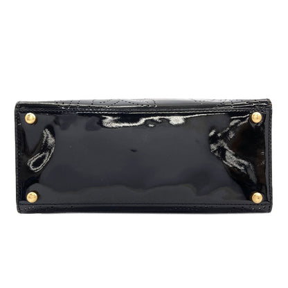 CHANEL Camellia Punching GoldHardware Handbag Enamel Ladies [Used]