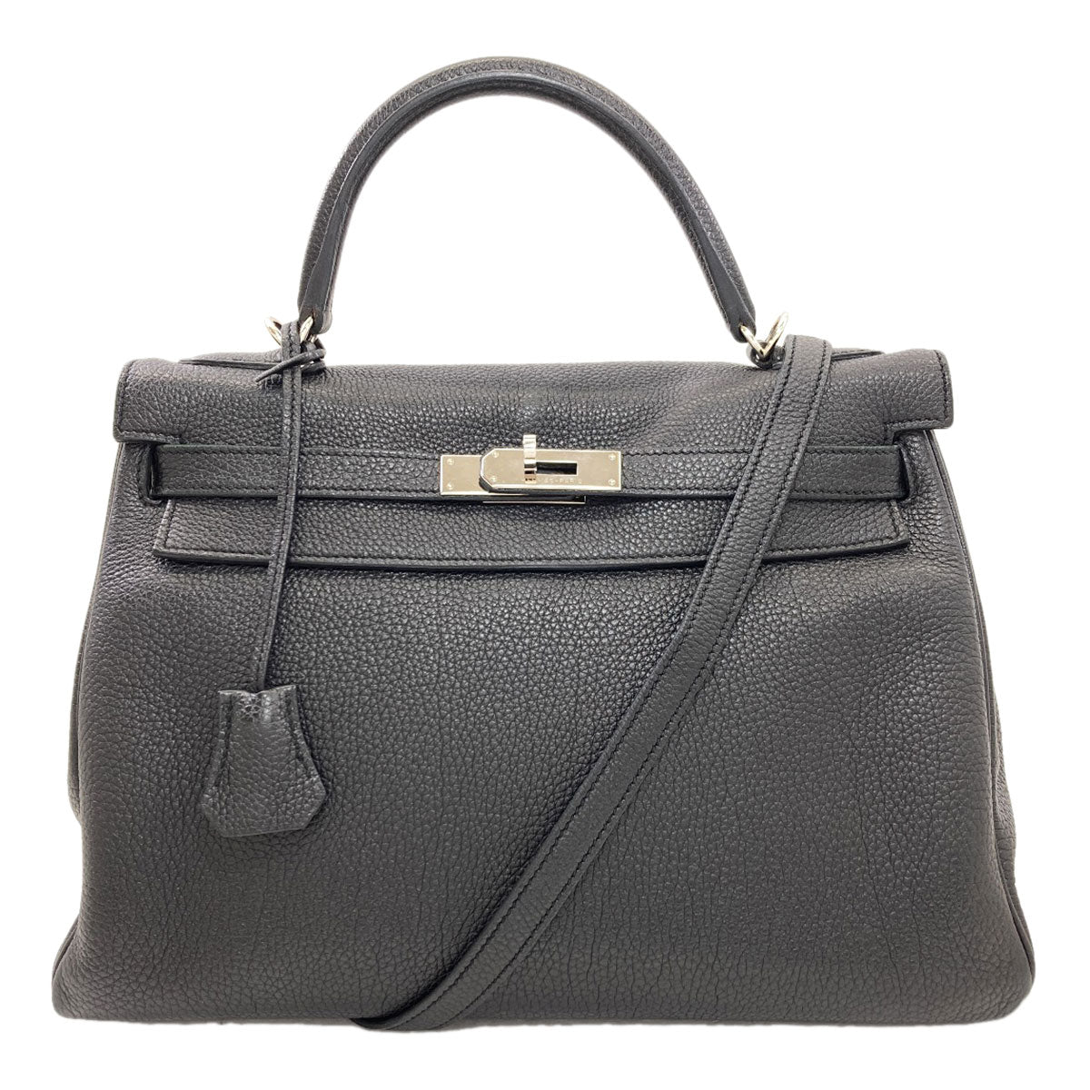 HERMES Kelly 32 inner stitch SilverHardware Handbag Togo Ladies [Used]