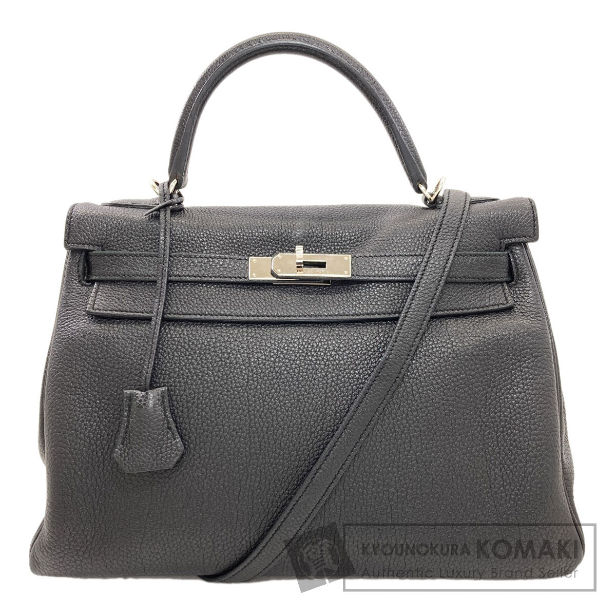 HERMES Kelly 32 inner stitch SilverHardware Handbag Togo Ladies [Used]
