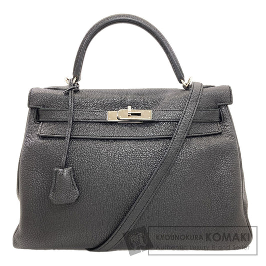 HERMES Kelly 32 inner stitch SilverHardware Handbag Togo Ladies [Used]