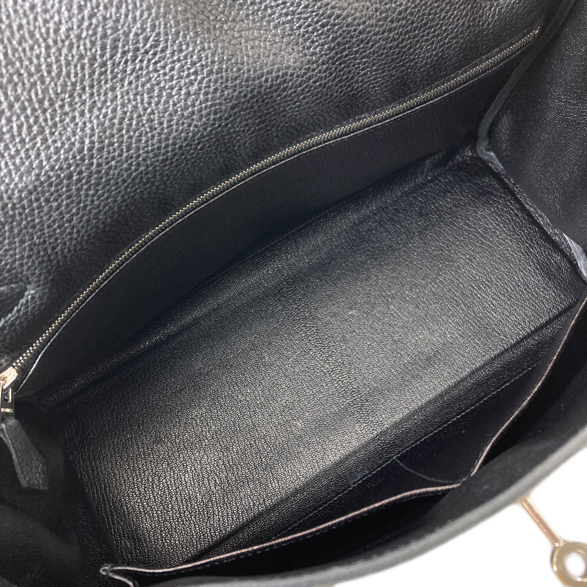 HERMES Kelly 32 inner stitch SilverHardware Handbag Togo Ladies [Used]