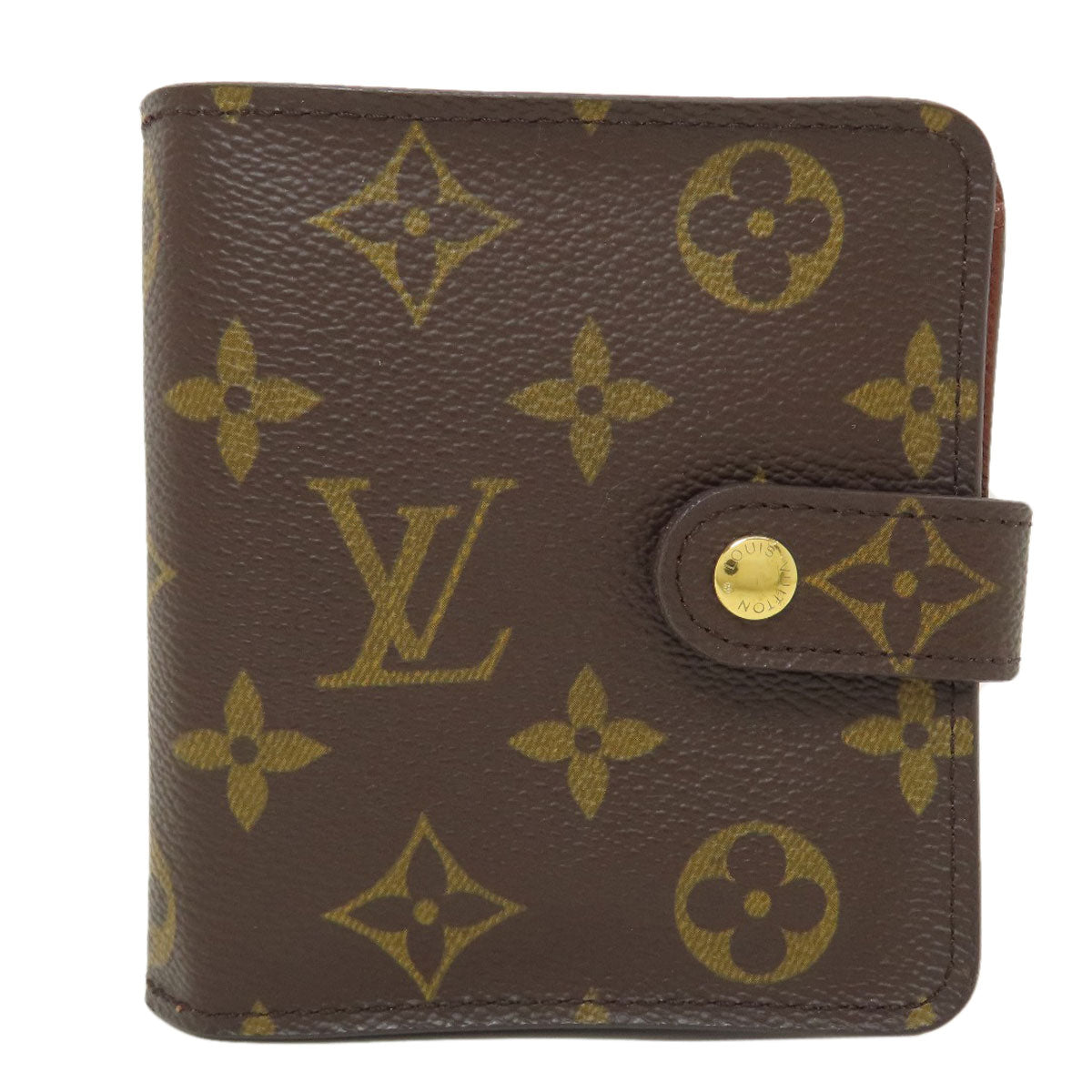 LOUIS VUITTON M61667 Compact Zip USA Bifold Wallet with Coin Pocket Monogram canvas Ladies [Used]