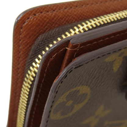 LOUIS VUITTON M61667 Compact Zip USA Bifold Wallet with Coin Pocket Monogram canvas Ladies [Used]
