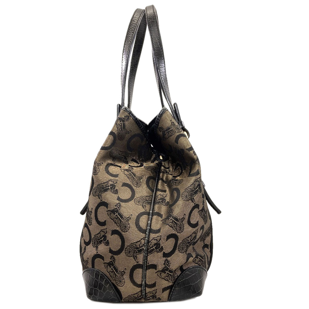 CELINE C saluki Handbag Canvas Ladies [Used]