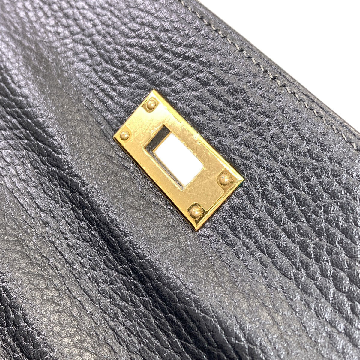 HERMES Kelly 32 inner stitch GoldHardware Handbag Ardennes Ladies [Used]