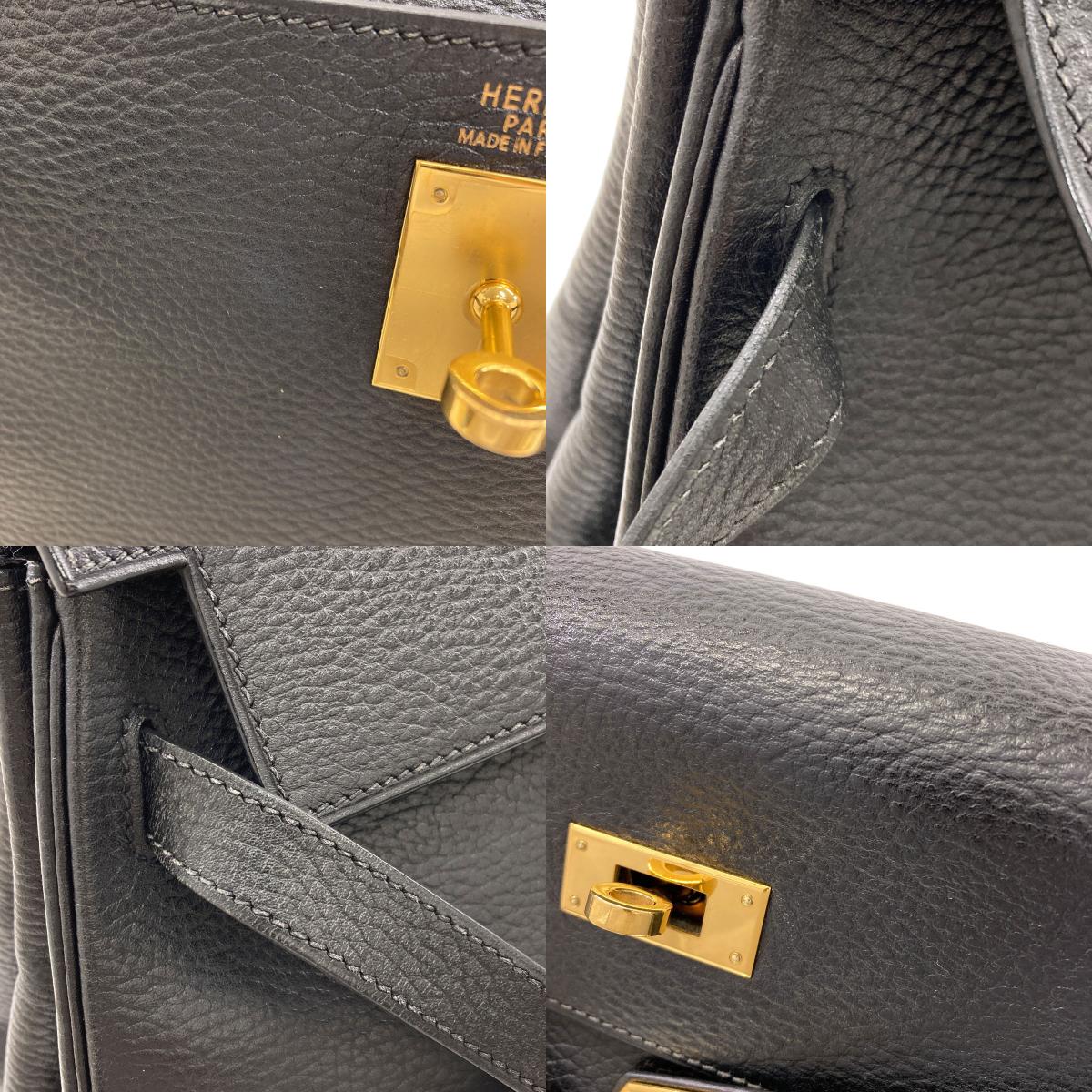HERMES Kelly 32 inner stitch GoldHardware Handbag Ardennes Ladies [Used]