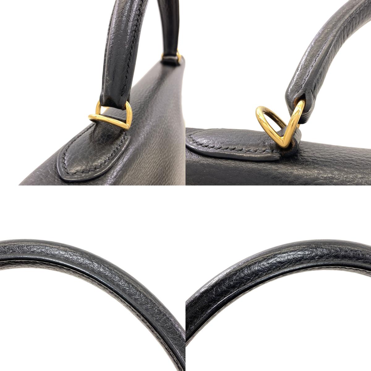 HERMES Kelly 32 inner stitch GoldHardware Handbag Ardennes Ladies [Used]