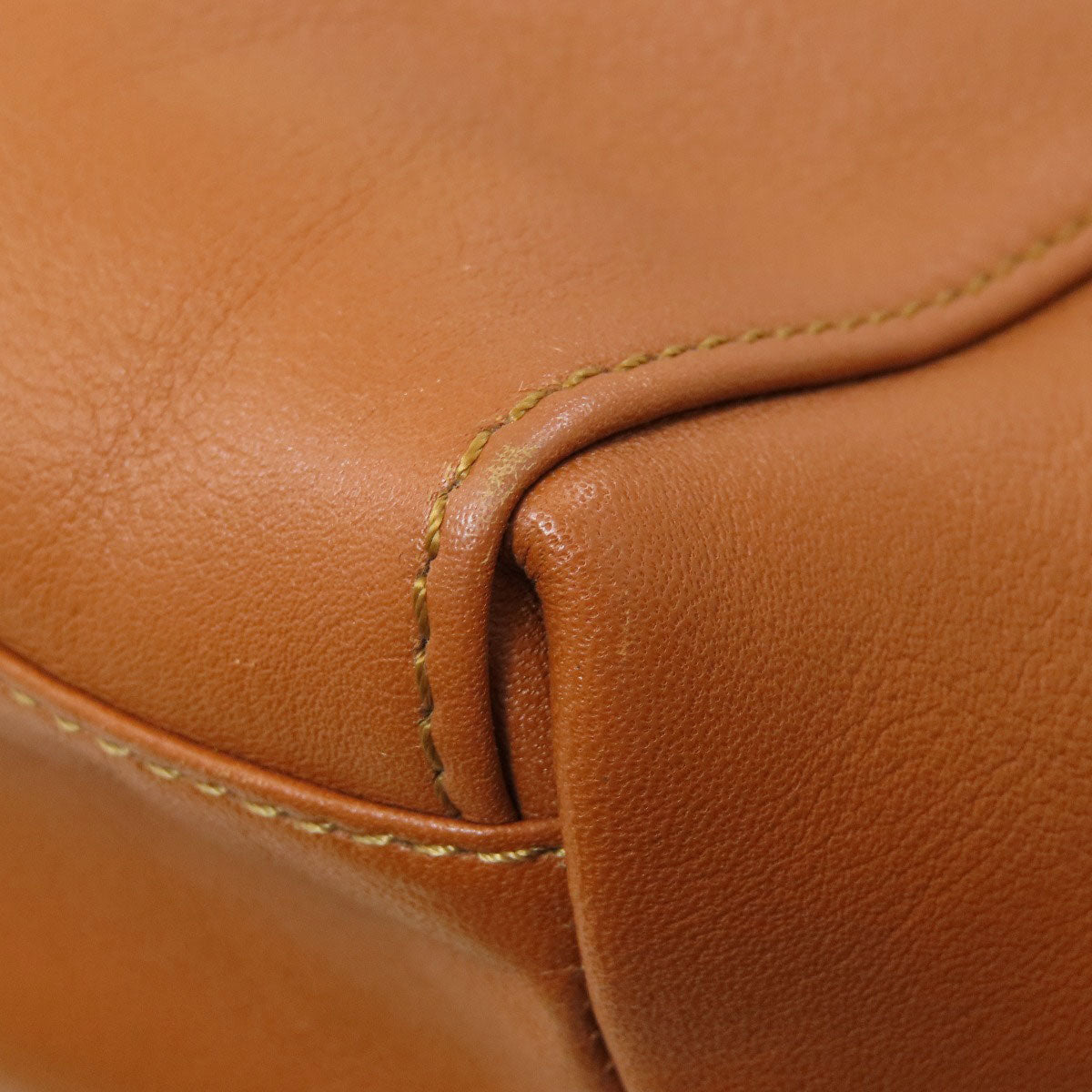 russet logo Tote Bag Leather Ladies [Used]