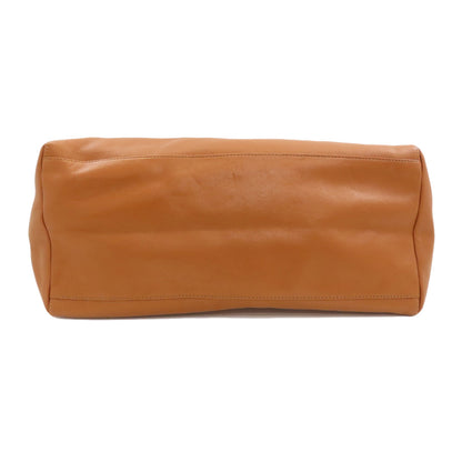 russet logo Tote Bag Leather Ladies [Used]
