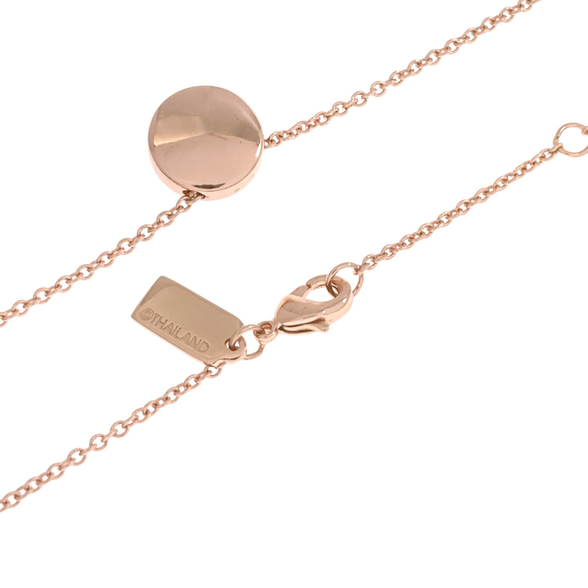 COACH Open circle stone Necklace Metal Ladies [Used]