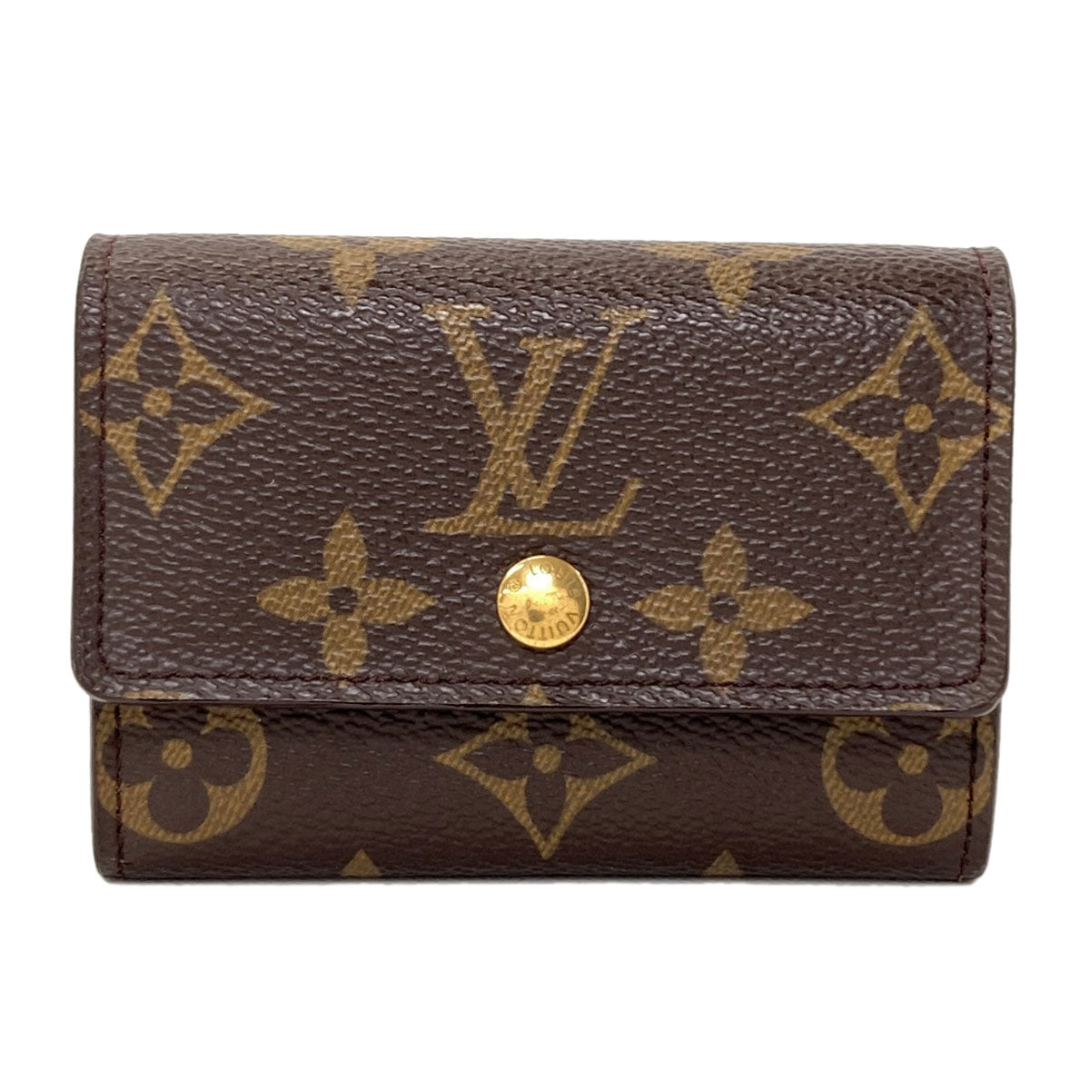 LOUIS VUITTON M61930 Portonet Plat coin purse Monogram canvas Ladies [Used]