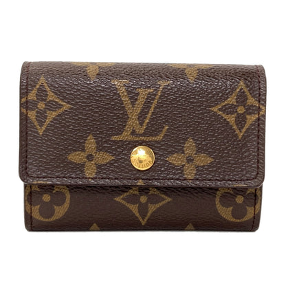 LOUIS VUITTON M61930 Portonet Plat coin purse Monogram canvas Ladies [Used]