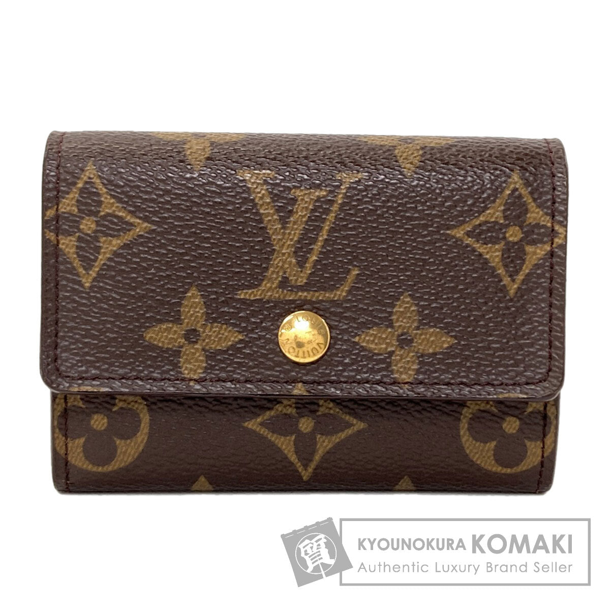 LOUIS VUITTON M61930 Portonet Plat coin purse Monogram canvas Ladies [Used]