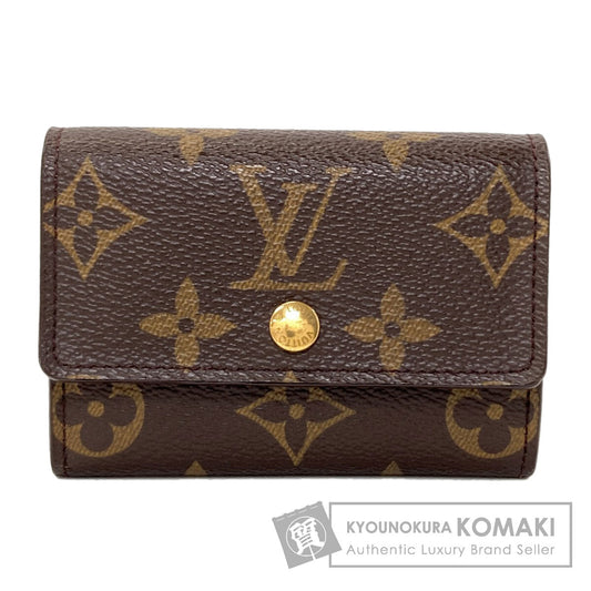 LOUIS VUITTON M61930 Portonet Plat coin purse Monogram canvas Ladies [Used]