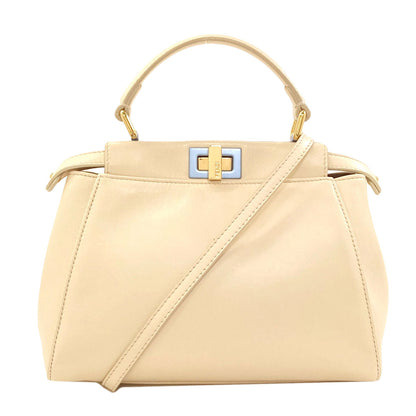 FENDI Peekaboo 2WAY Handbag Calf Ladies [Used]