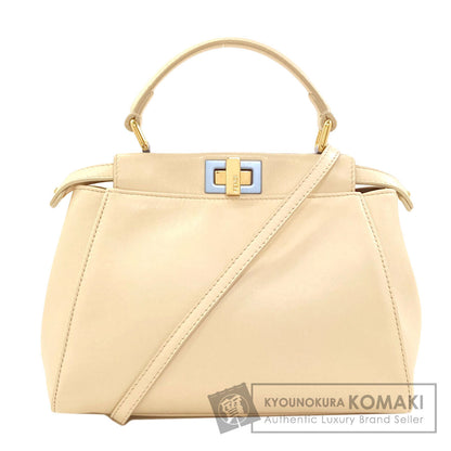 FENDI Peekaboo 2WAY Handbag Calf Ladies [Used]