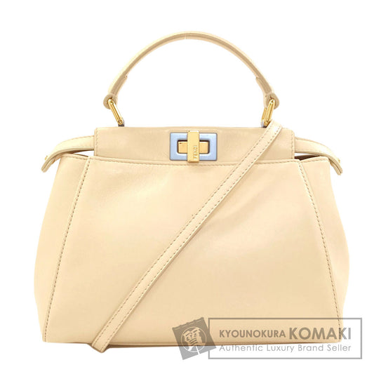FENDI Peekaboo 2WAY Handbag Calf Ladies [Used]