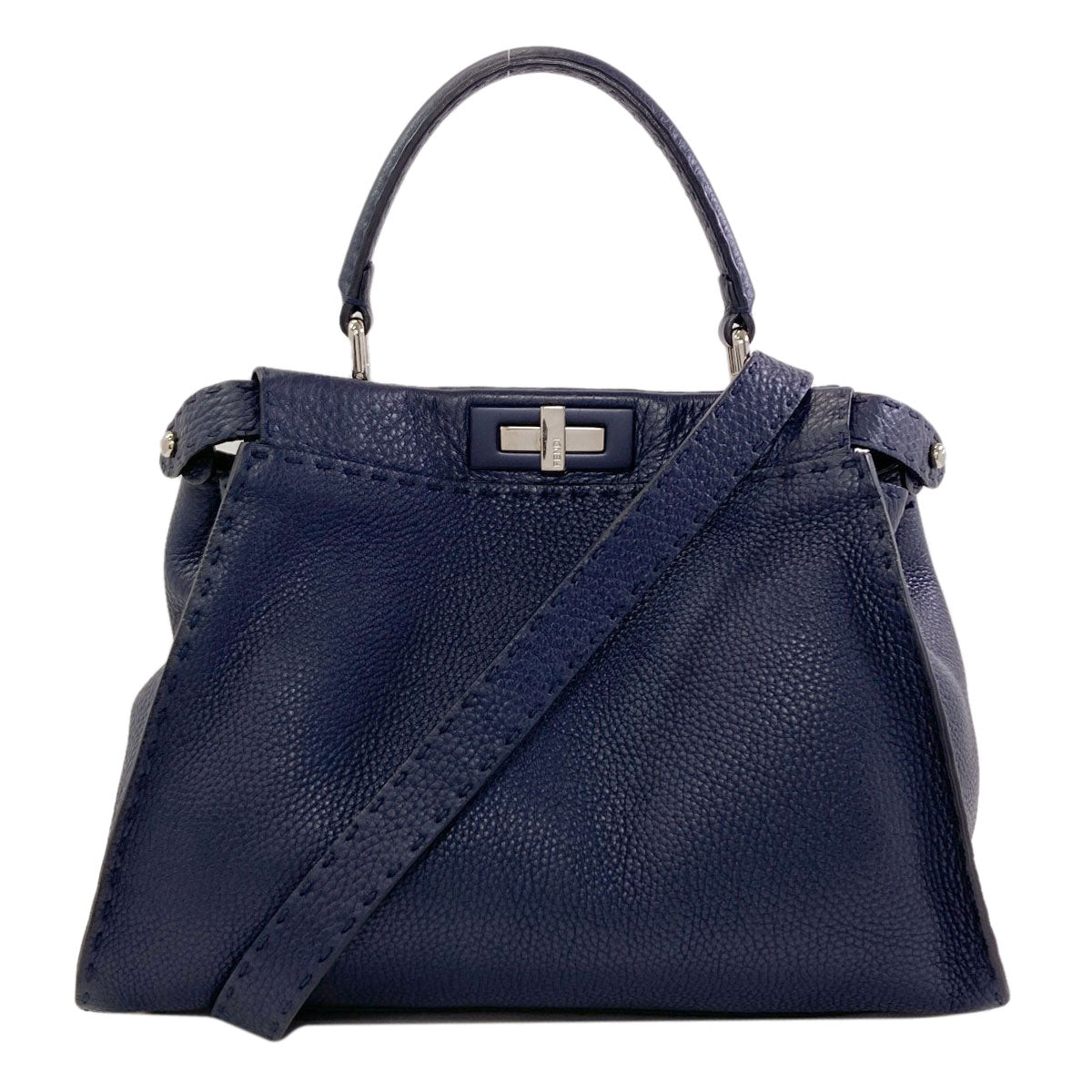 FENDI Peekaboo 2WAY Handbag Calf Ladies [Used]