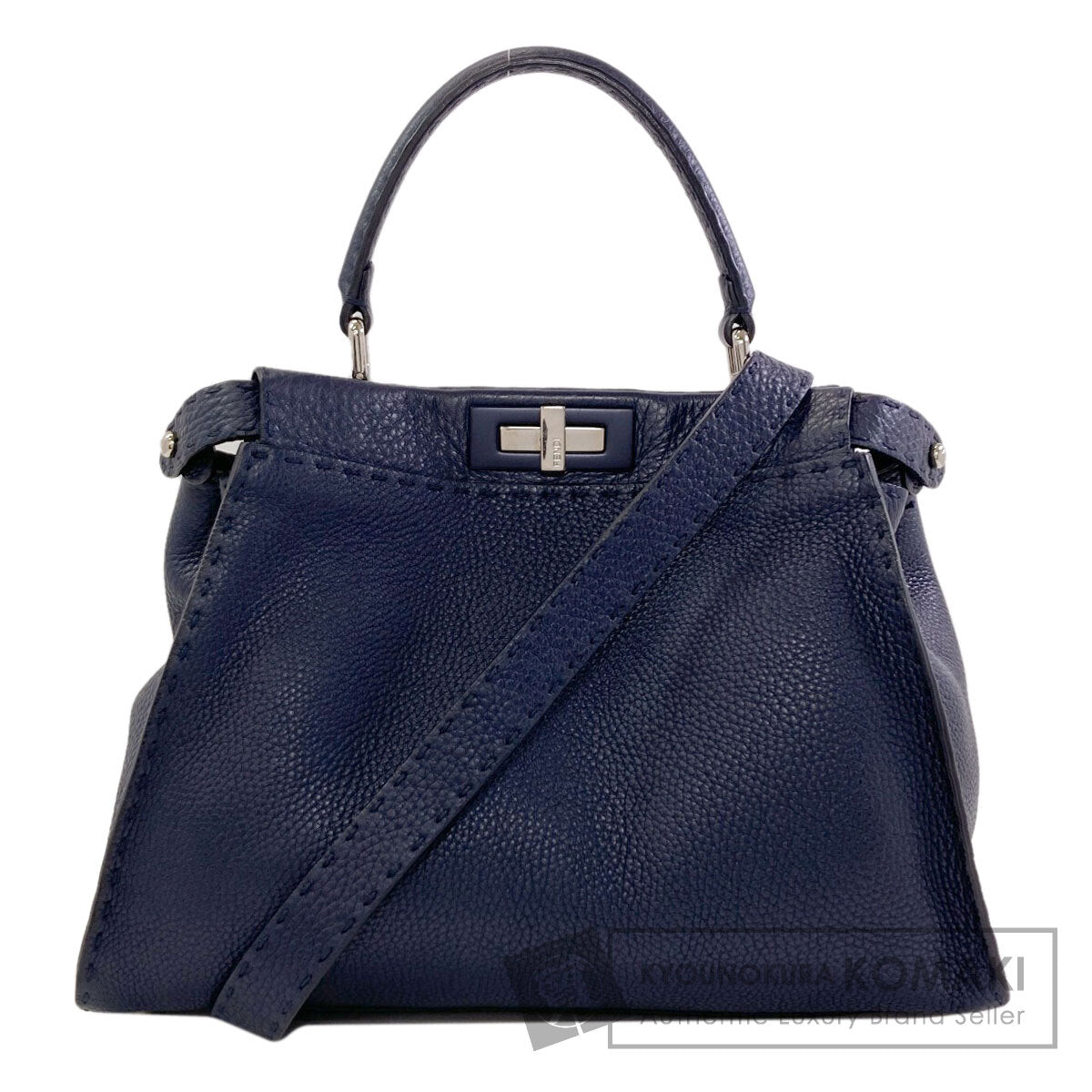 FENDI Peekaboo 2WAY Handbag Calf Ladies [Used]