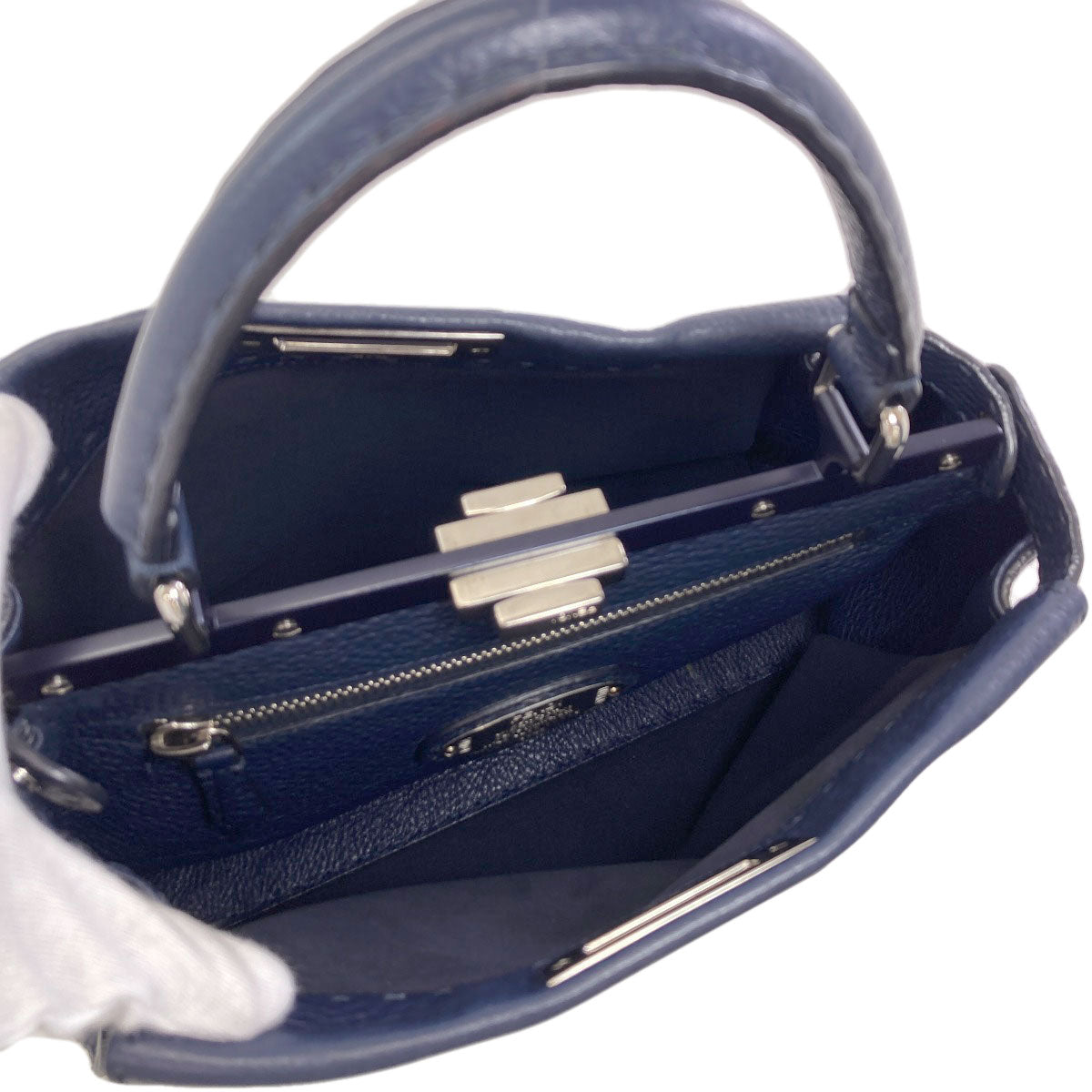 FENDI Peekaboo 2WAY Handbag Calf Ladies [Used]