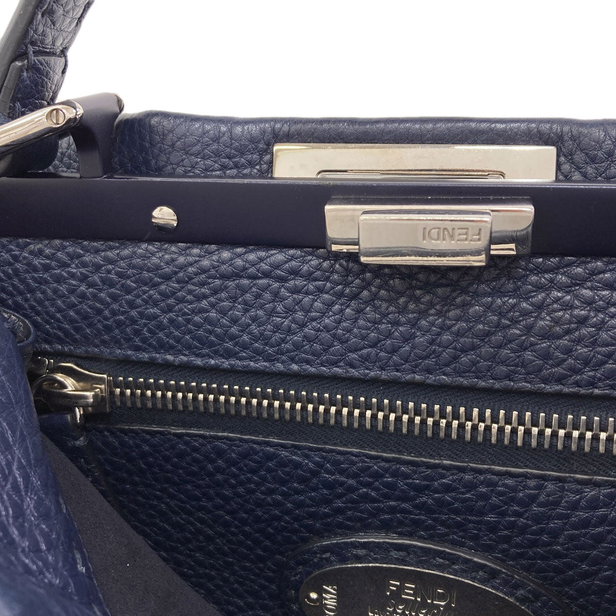FENDI Peekaboo 2WAY Handbag Calf Ladies [Used]