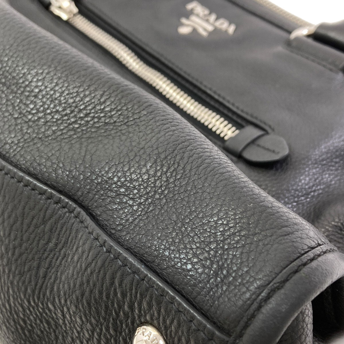 PRADA BL0805 2WAY Tote Bag Calf Ladies [Used]