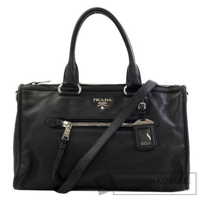 PRADA BL0805 2WAY Tote Bag Calf Ladies [Used]