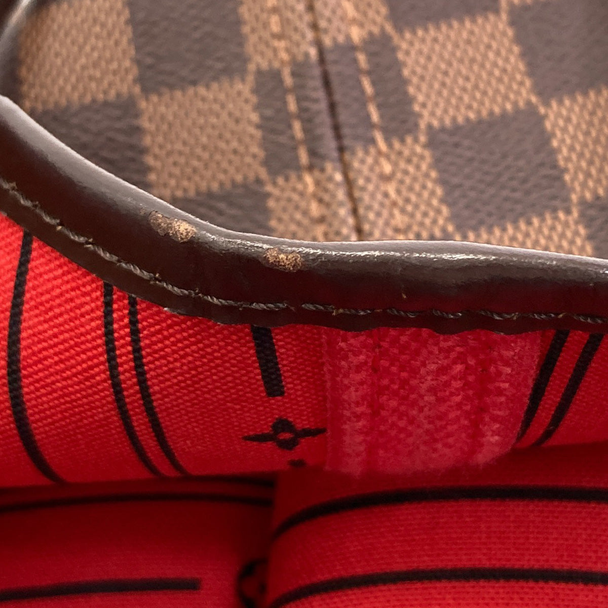 LOUIS VUITTON N51105 Neverfull MM Tote Bag Damier canvas Ladies [Used]