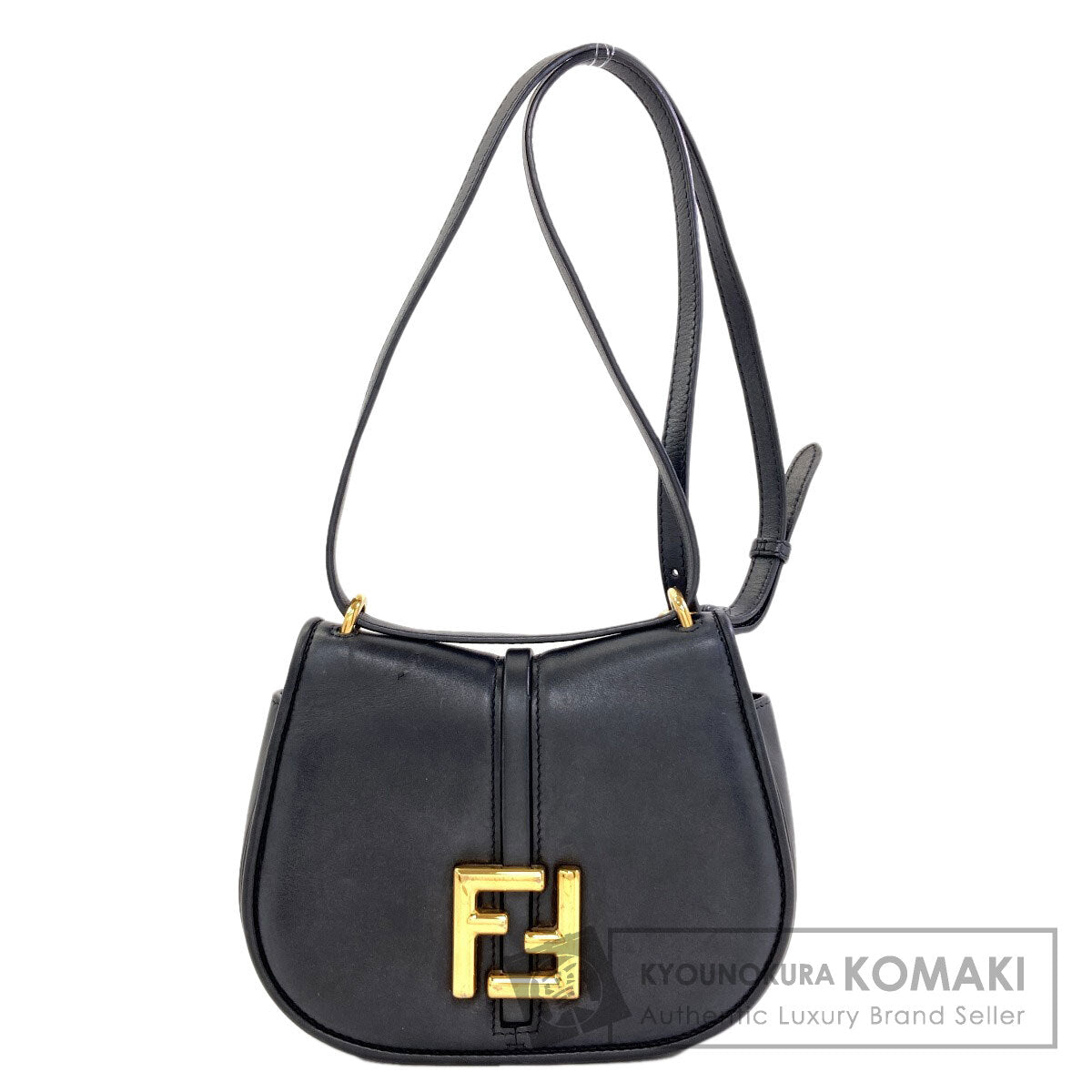 FENDI Camon Shoulder Bag Calf Ladies [Used]