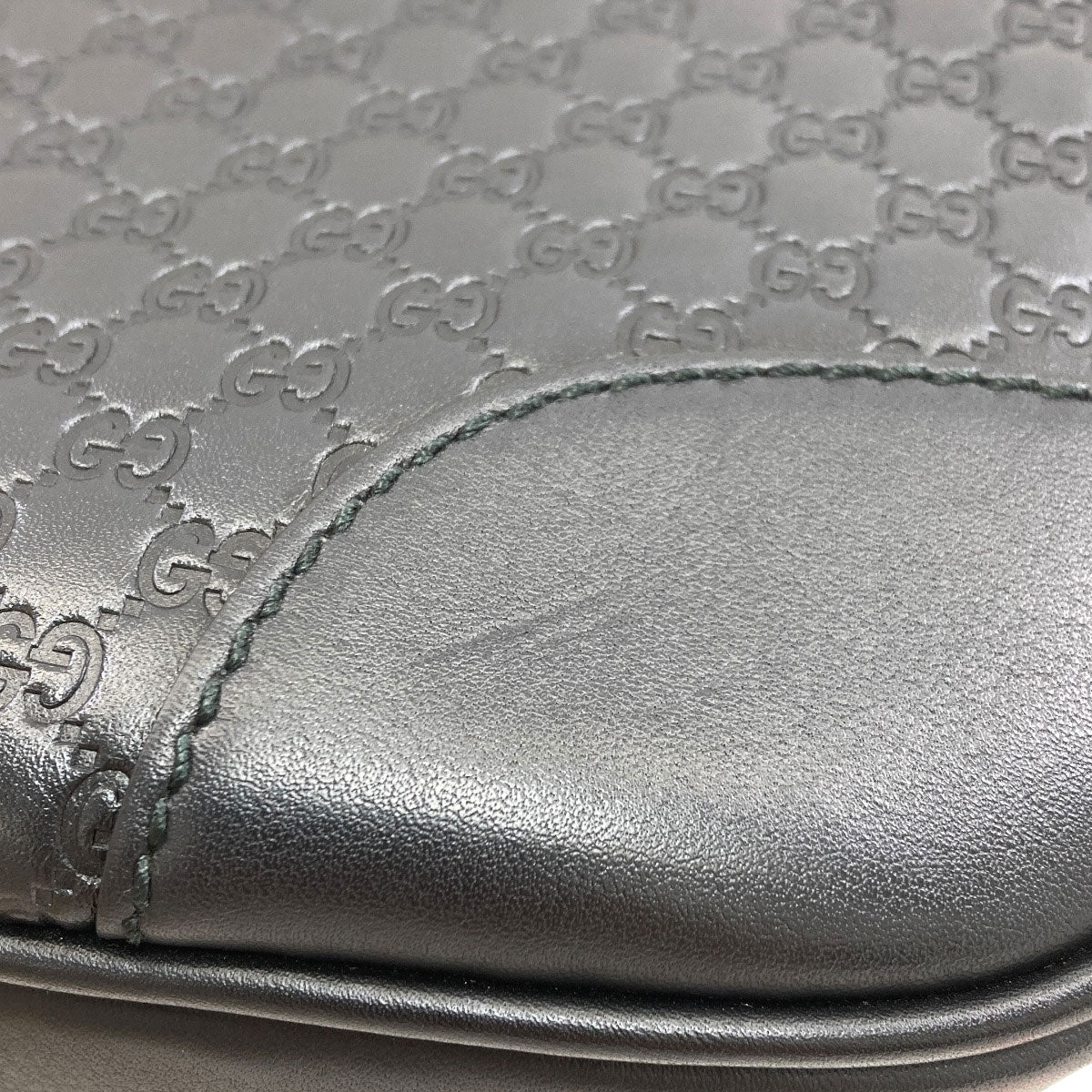 GUCCI 449413 Outlet GG Signature Guccissima Shoulder Bag Leather Ladies [Used]