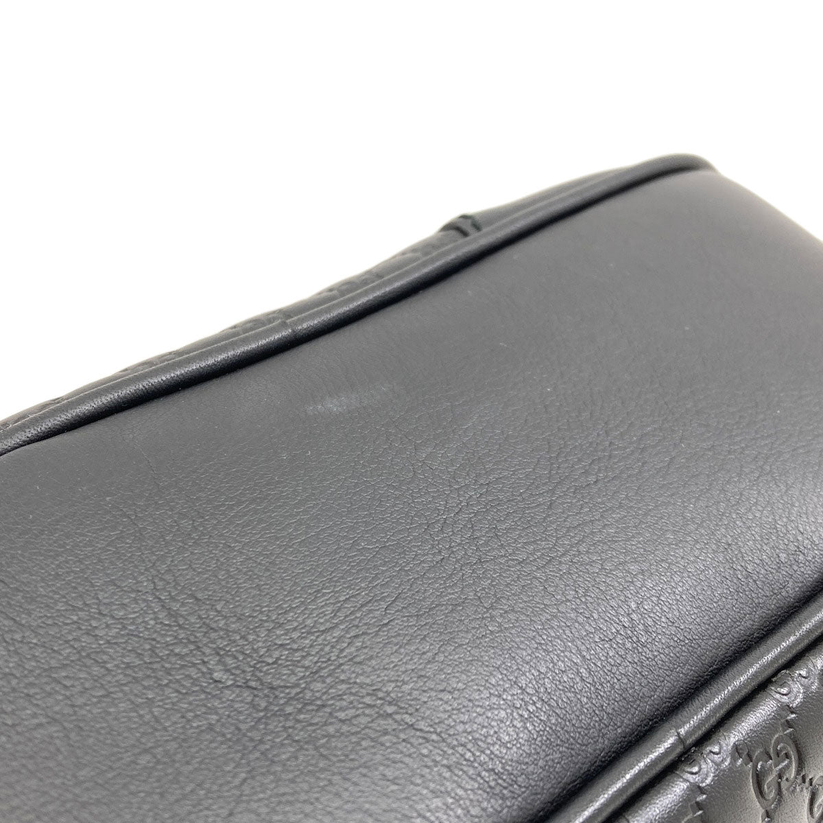 GUCCI 449413 Outlet GG Signature Guccissima Shoulder Bag Leather Ladies [Used]