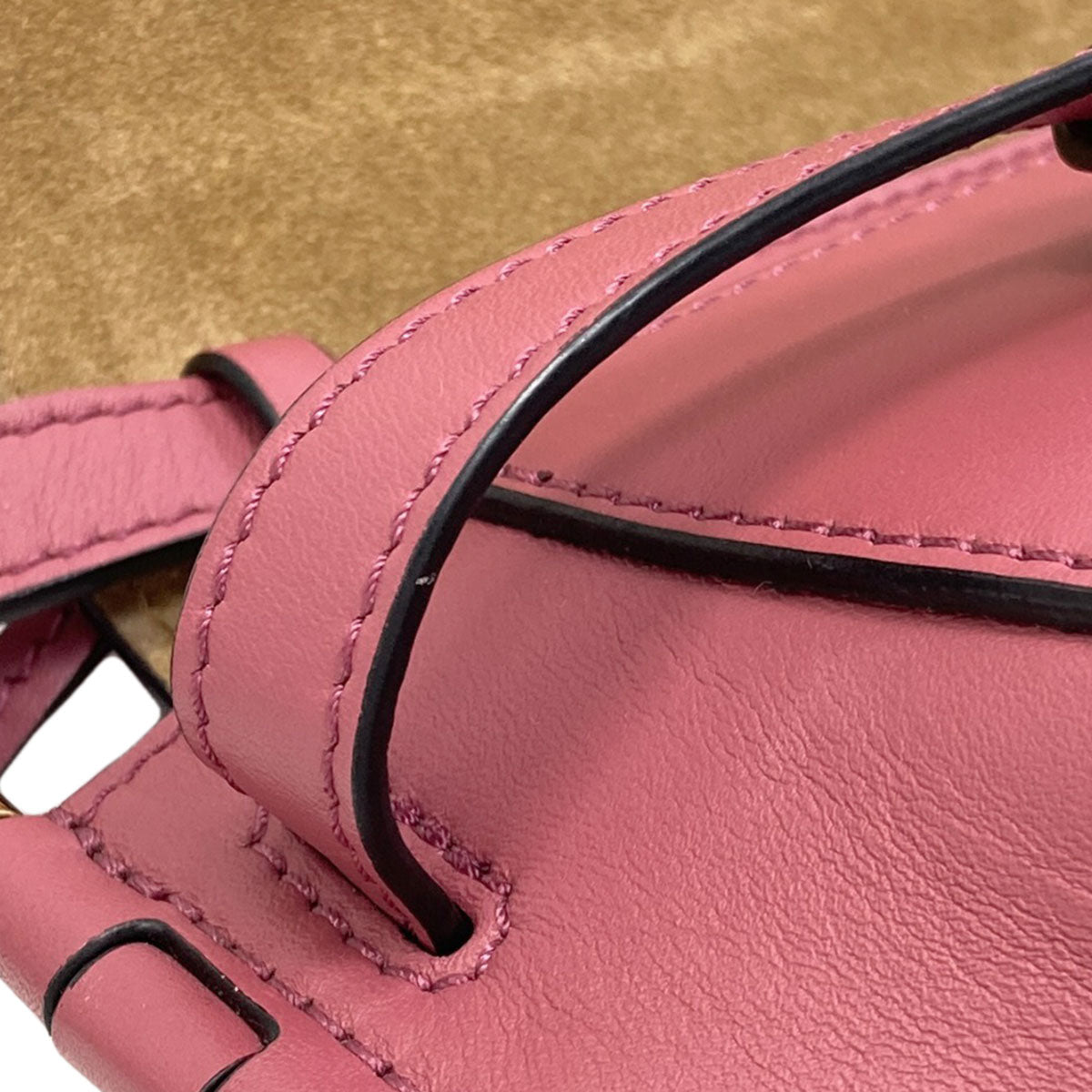 LOEWE gatedual bag mini Shoulder Bag Calf Ladies [Used]